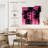 Gillard Palms Black On Pink I-109383534