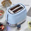 Swan  Retro 2 Slice Toaster with 6 Browning Levels for Toast, Bagels, Breakfast Muffins, Defrost/Reheat/Cancel, Hidden Cord Storage, Non-Slip Feet, 930W