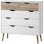White 5 Drawer Chest of Drawers