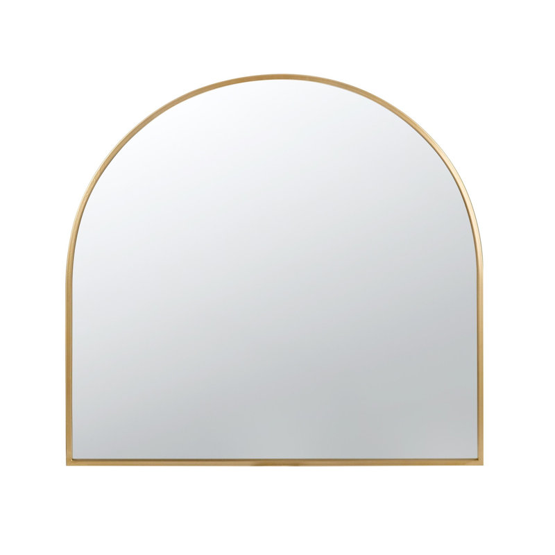 Modern Accent Mirror, Gold, 36" x 24"