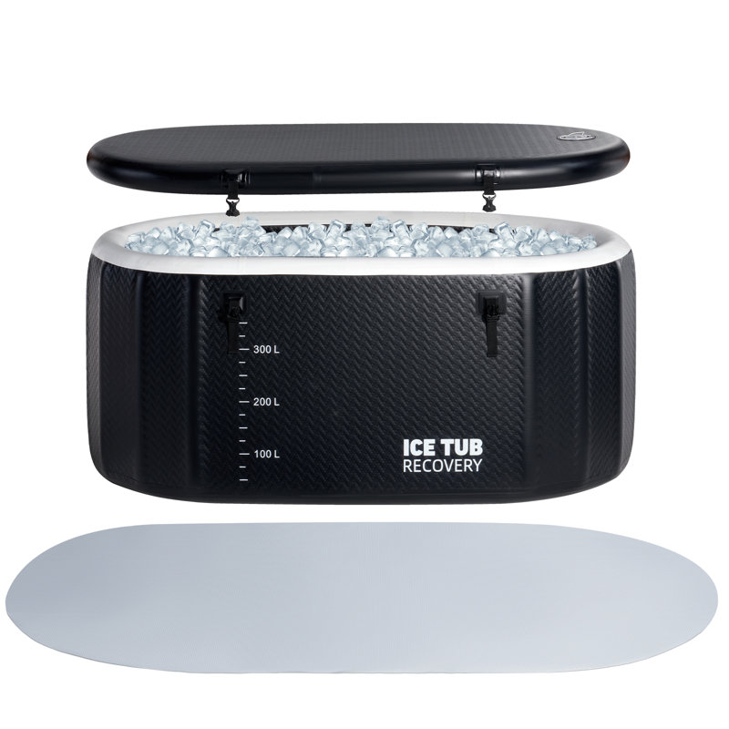 Ice Bath TheraPod Portable Inflatable Cold Plunge The Green Head