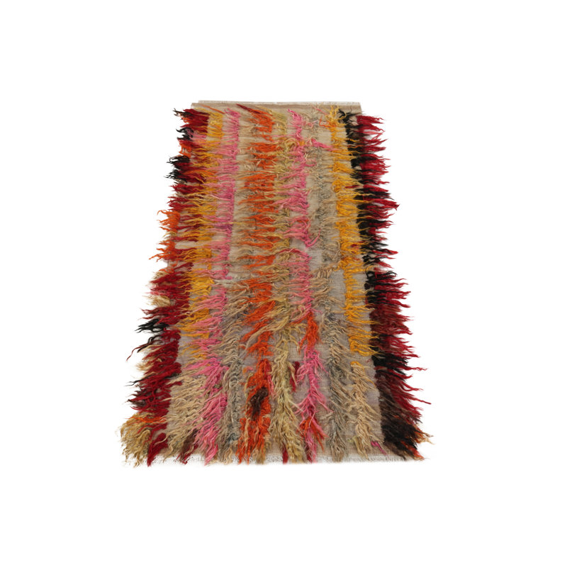 One-of-a-Kind 2'8" x 6'2" Hand Knotted Area Rug