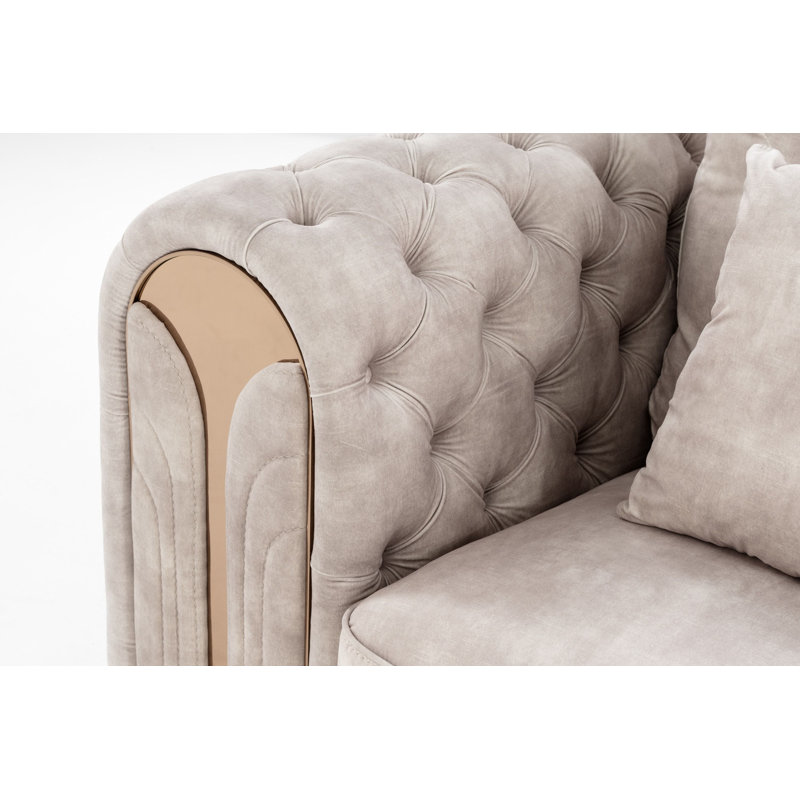 Causeuse Khristy, Beige