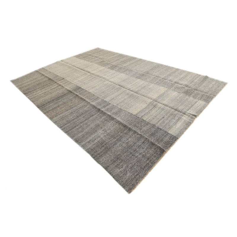 Tapis noir et blanc 9x12 Pinkerton
