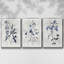 Harlequin Botanical I, ensemble de 3 toiles encadrées sur toile-97792450-97792455