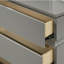 Commodes horizontales en bois Arielah, gris