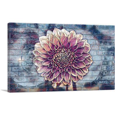 Dahlia Home Decor - Reproduction d'art sur toile tendue