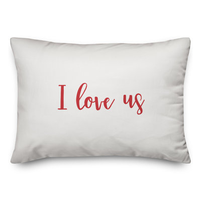  I Love Us Throw Pillow