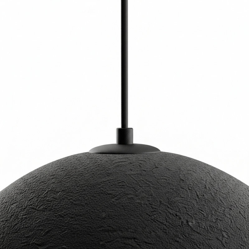 Luminaire suspendu 1 lumière Pilar - Blanc, H 11 po x l 19,75 po x P 15,75 po, Matte Black