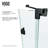 Pirouette 36-42" W x 72" H Pivot Frameless Shower Door with 3/8" Clear Glass-99102858