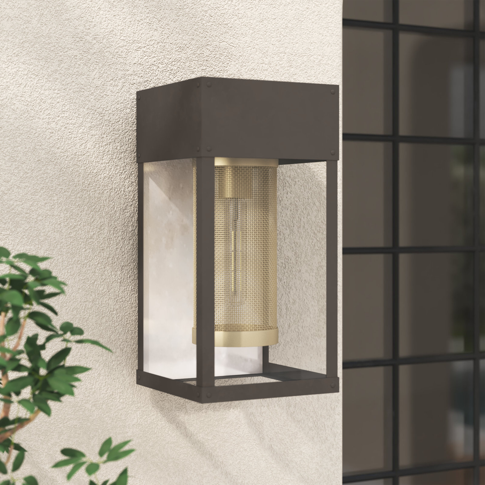 Arlia Single Light Rectangle Outdoor Wall Light