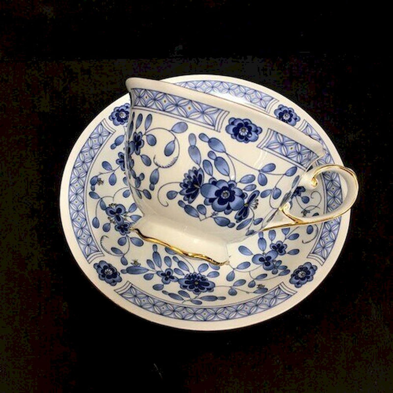 Ignacia Porcelain Teacup and Saucer