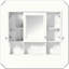 Armoire à pharmacie murale avec tablettes ouvertes-517838044