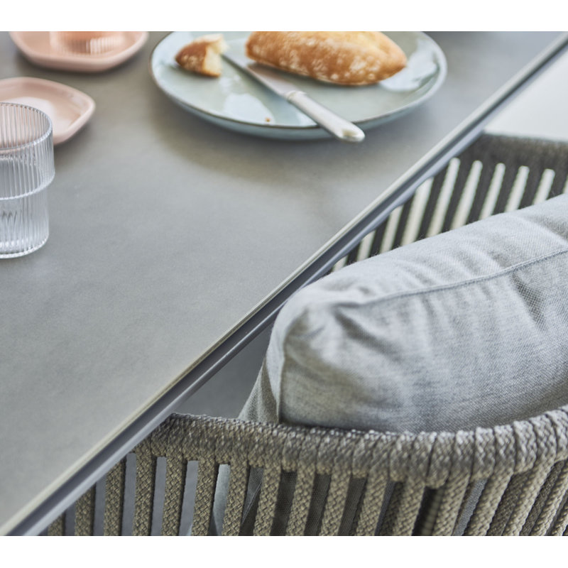 Moments Outdoor Dining Chair Cushion, Gray