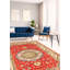 Tapis unique en laine noué à la main 6 pi 9 po x 9 pi 8 po nouvel âge Oddvin