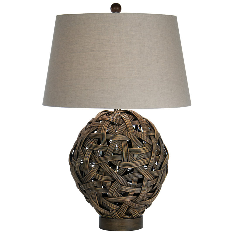 Lampe de table en bronze 30 po Promenade