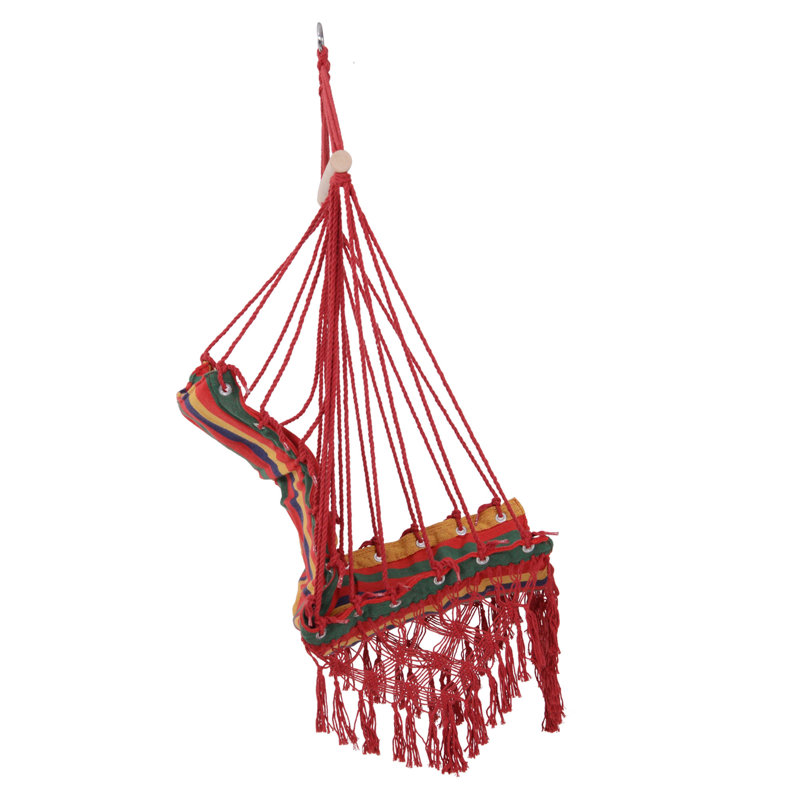 Maverick Hammock Chair Swing Tree Hanging Seat Fabric Colourful Striped