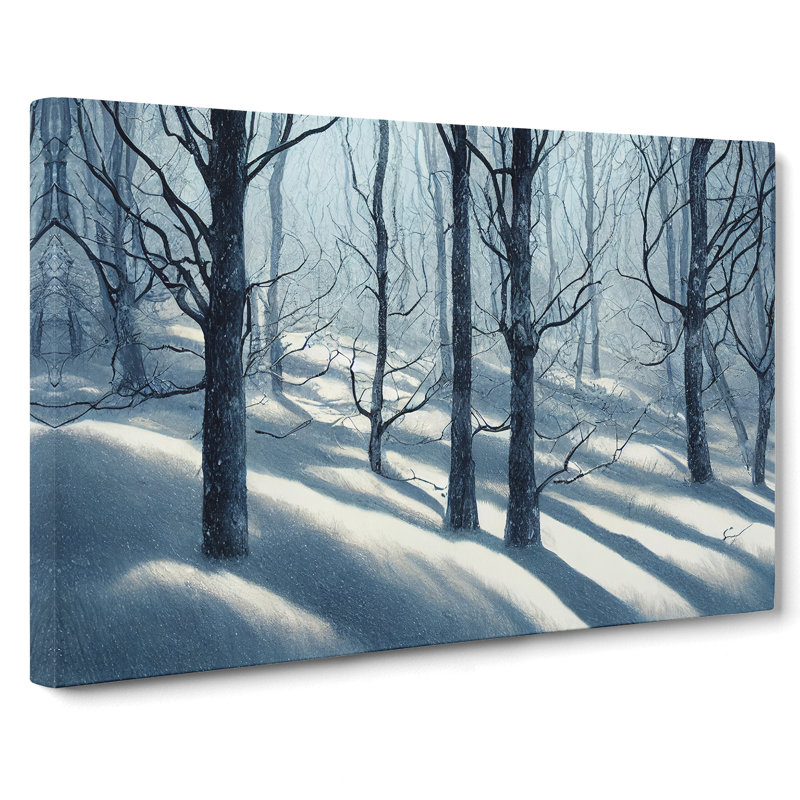 Revered Winter Forest - Wrapped Canvas, 50cm H x 76cm W x 3cm D