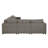 Modular Sectional Sofa With Toss Pillows