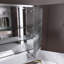 24 po Armoire à pharmacie murale en aluminium et verre anodisé avec miroir et porte en verre-729681389