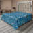 Bleu Petro, vert jade / abstrait est en rupture de stock