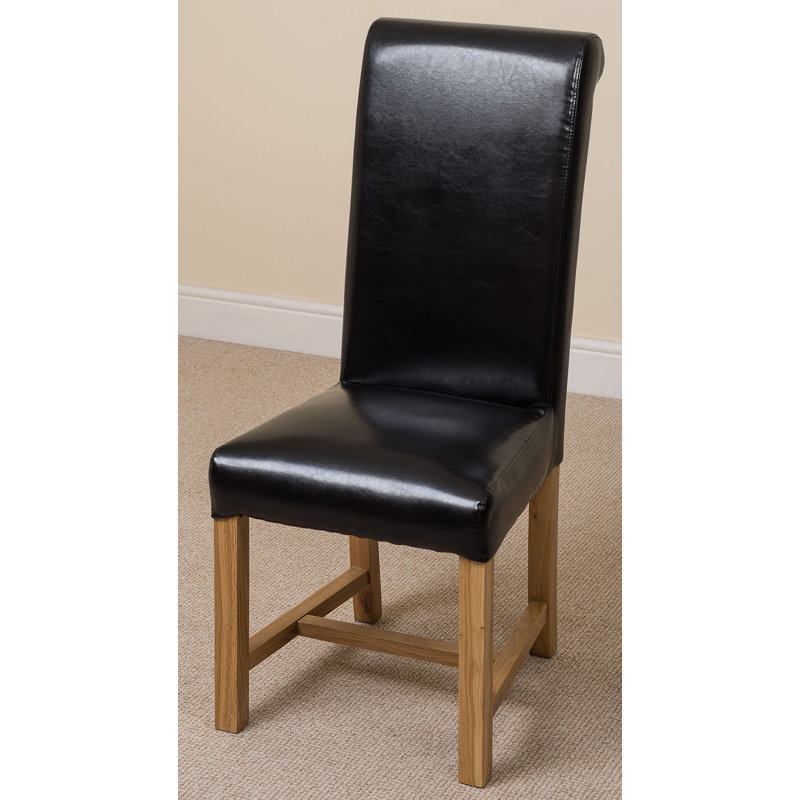 51cm H Upholstered Side Chair, Black