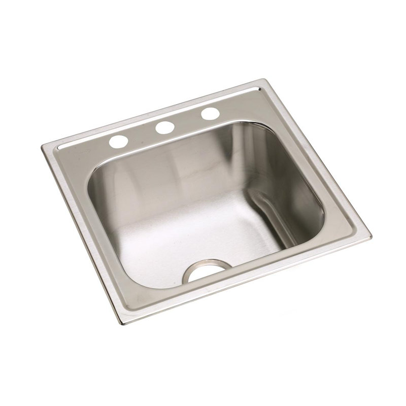 Évier de cuisine à montage sur plan L 20 po x l 20 po Classic, 3