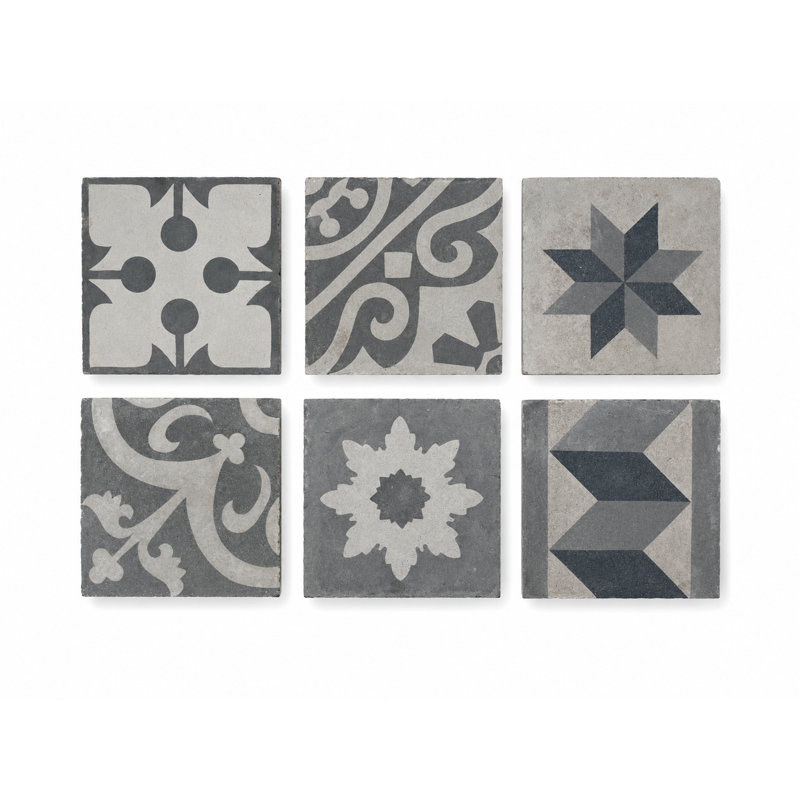 Motif encaustique antique 8 x 8