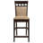 Sarwa Square Counter Height Dining Set Brown and Tan-553938593