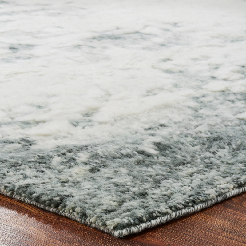 Derekia Wool Abstract Area Rug, Runner 2'6" x 10'