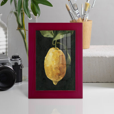 Citron foncé I - impression d'un seul cadre photo
