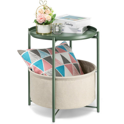 Table d'appoint avec panier