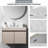 37'' Bathroom Vanity With Marble Top-105706938