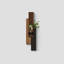 Art mural rectangulaire en bois manufacturé Burlywood-117546088
