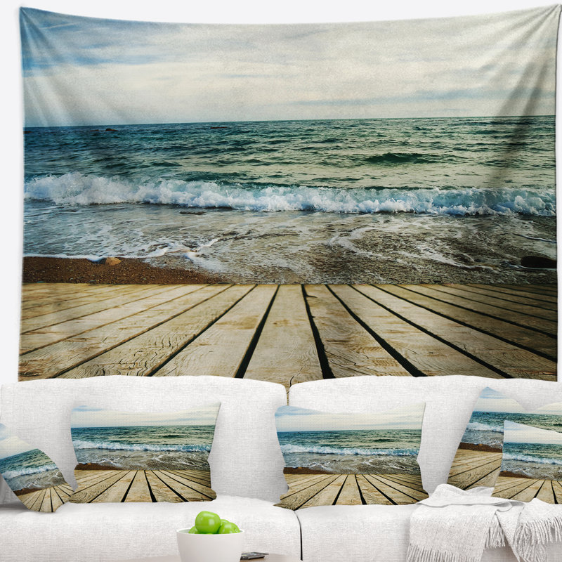 Jetée en bois Seascape, H 32 po x l 39 po