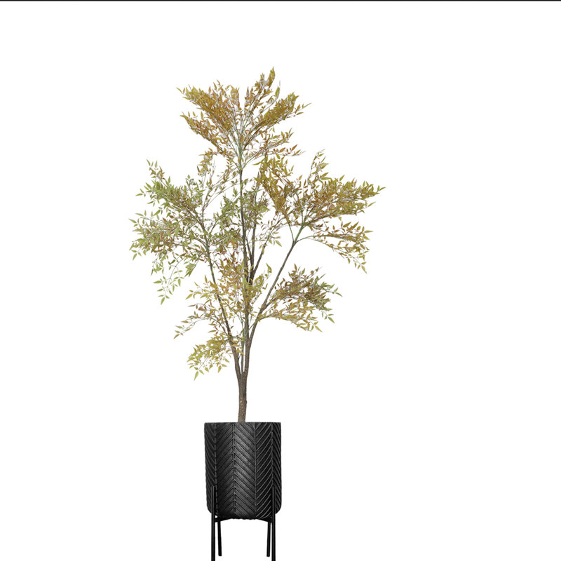 Arbre en bambou artificiel 87 po en pot