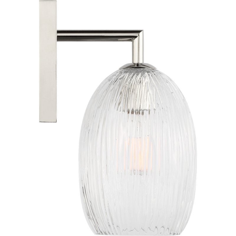 Serafina 10 Sconce, Polished Nickel