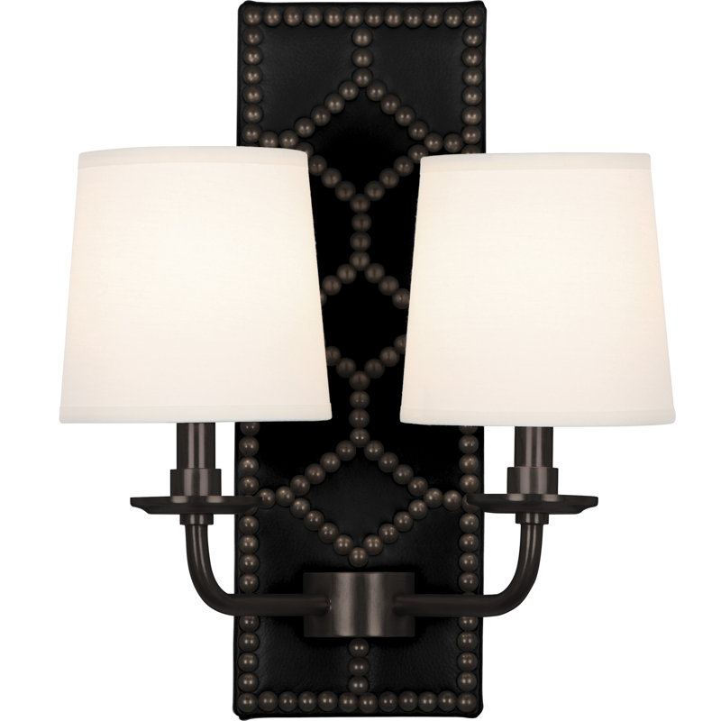 Lightfoot Armed Sconce, Black/Bronze