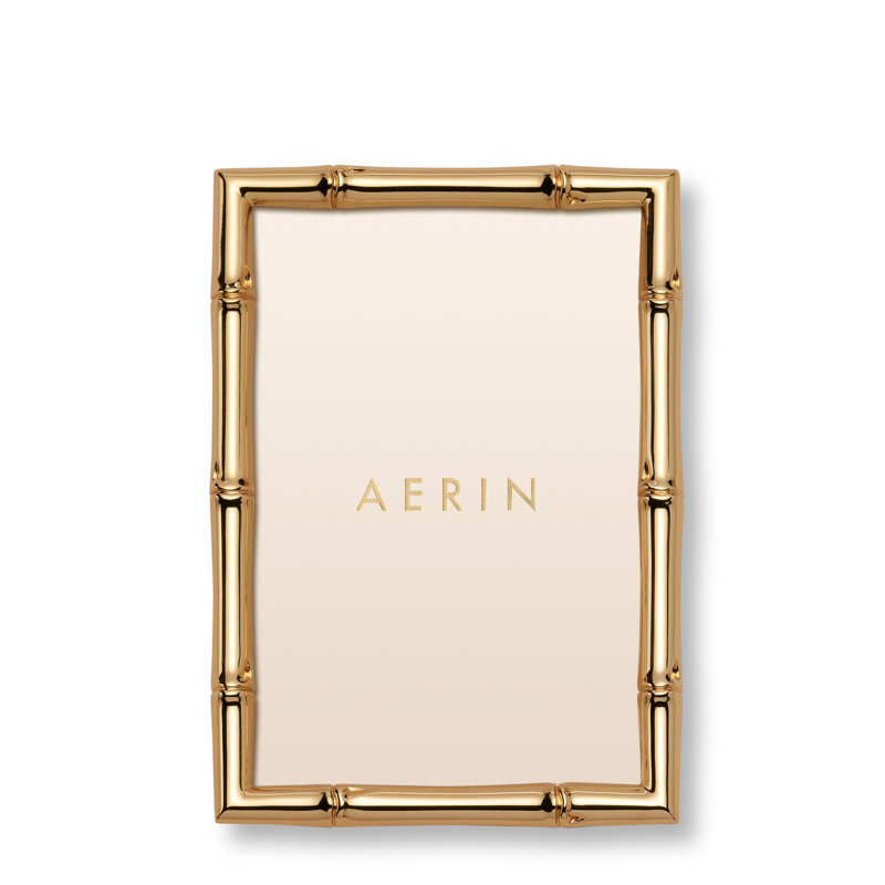 Ava Gold Bamboo 4" x 6" Picture Frame