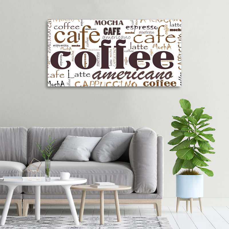 Coffee - No Frame Print on Canvas