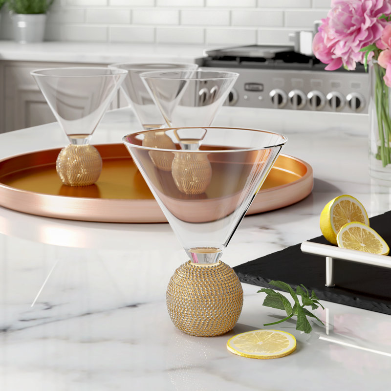 Achille 8oz. Martini Glass Set