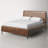 Naoma Vegan Leather Platform Bed-2047100236-2047100238