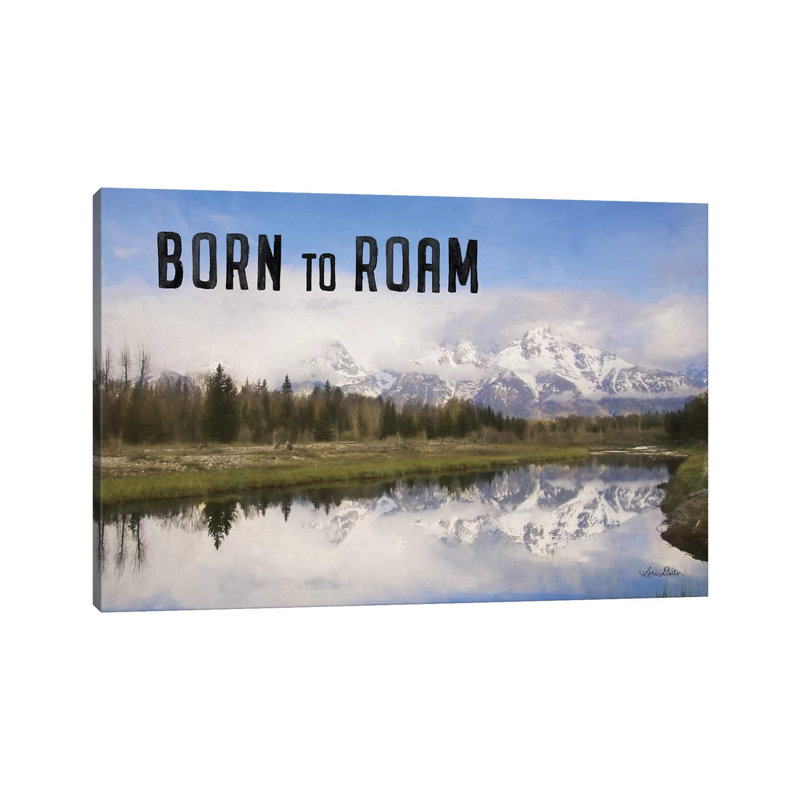 Born To Roam by Lori Deiter - Wrapped Canvas Print, 30.48 cm H x 45.72 cm W