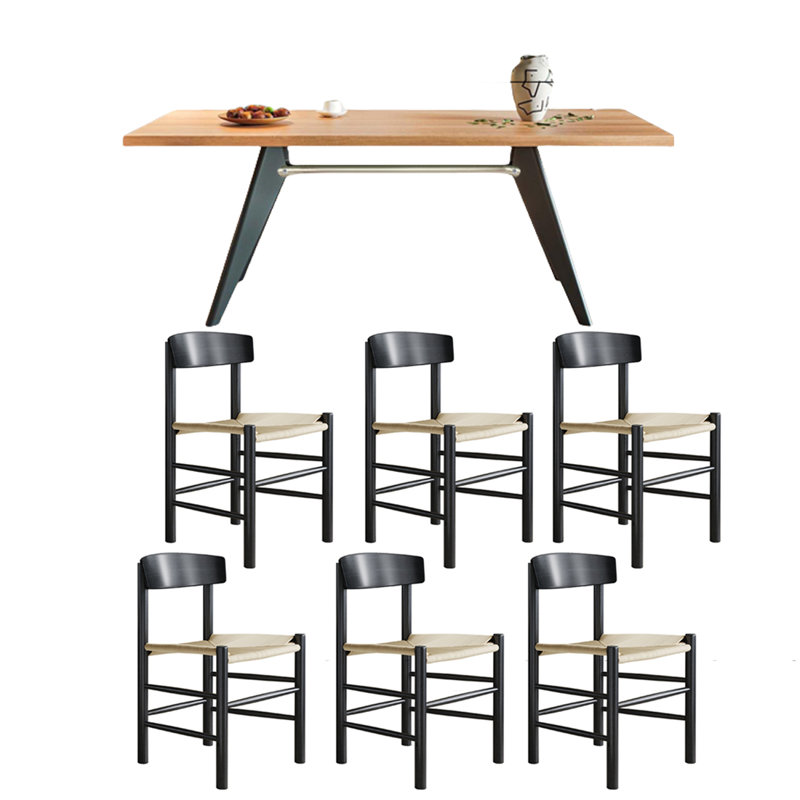 Dining Table Sets with Stability Features., 29.53"H x 55.12"L x 31.5"W