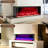 Rupendra 3 Sided Electric Fireplace, Smart Wi-Fi app/Remote Control Fire place, Realistic RGB LED-376554981