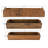 Found Wood Keepsake Boxes, Set of 3