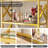 3 Tiers Glass Display Cabinet with LED Lights-1527144731