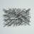 Black Metal Overlapping Lines Geometric Home Wall Decor