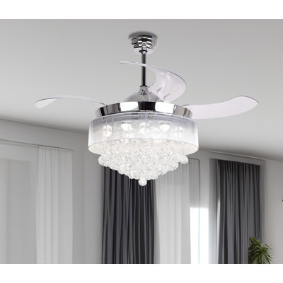 Gerica 42'' Ceiling Fan with LED Lights