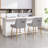 Baudel Upholstered Velvet Counter Stool-620647383